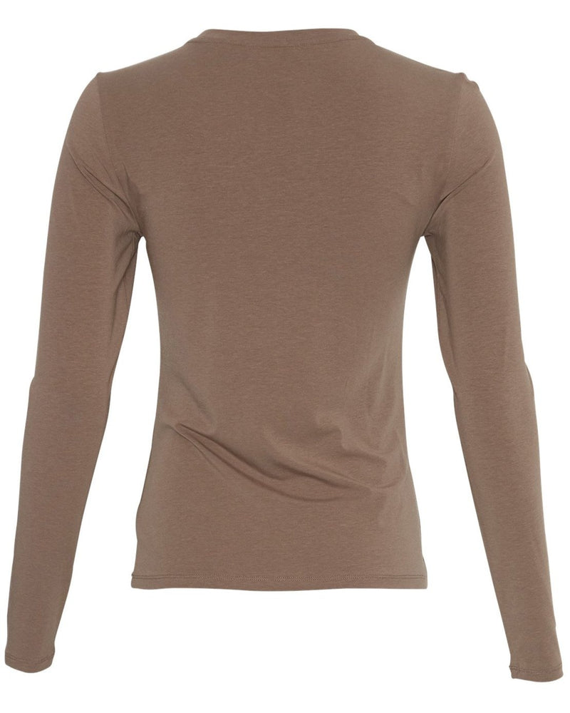 MSCH Copenhagen Betrina LS Bluse Walnut