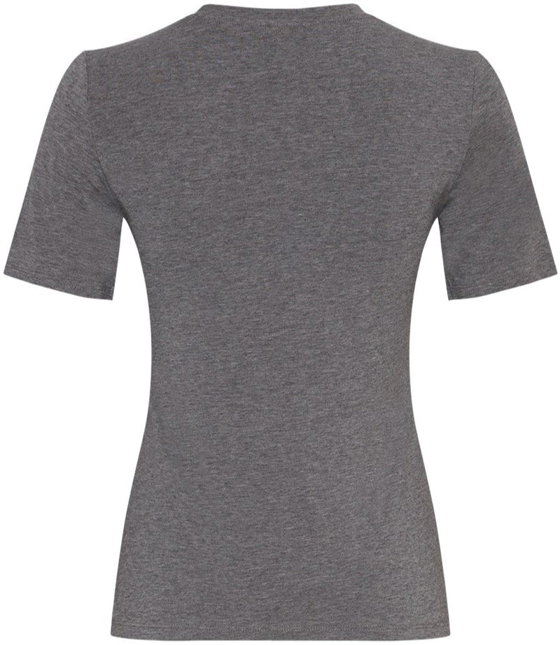 MSCH Copenhagen Betrina SS T-shirt Medium Grey Melange