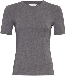 MSCH Copenhagen Betrina SS T-shirt Medium Grey Melange