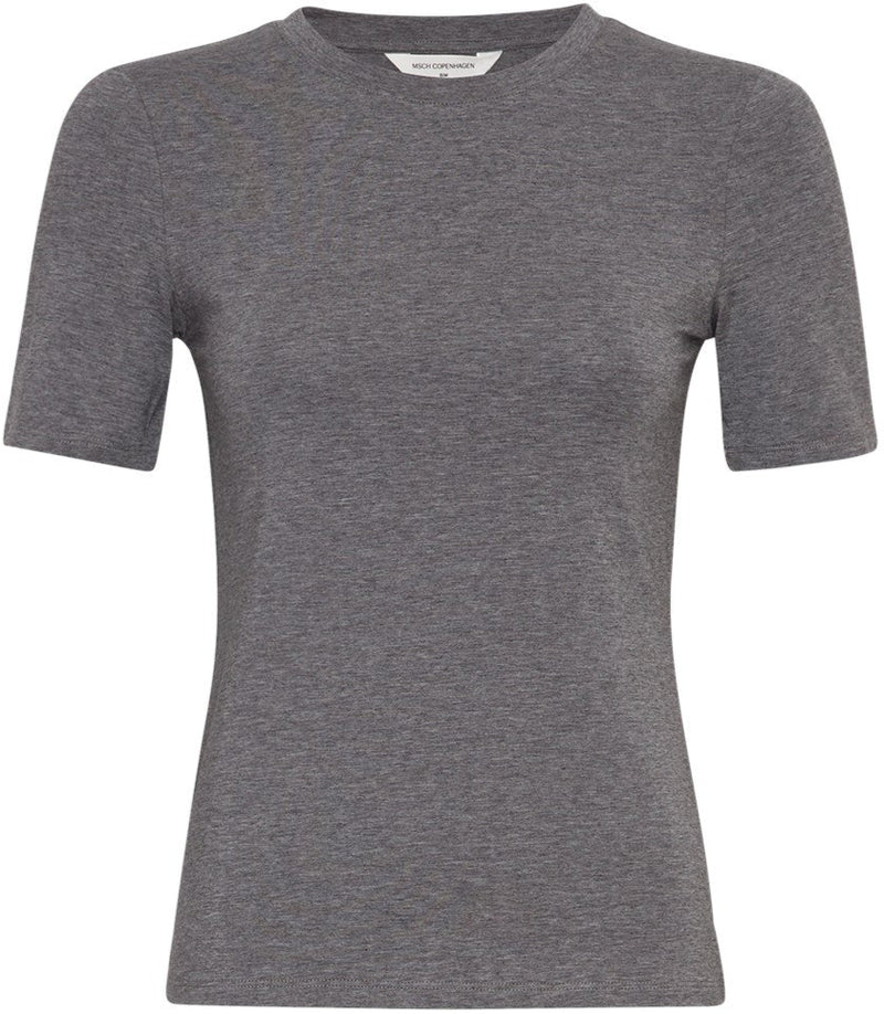 MSCH Copenhagen Betrina SS T-shirt Medium Grey Melange