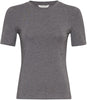 MSCH Copenhagen Betrina SS T-shirt Medium Grey Melange