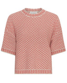 MSCH Copenhagen Catina Pilla 2/4 Strik Oatmeal/F Rose, lyserød strik