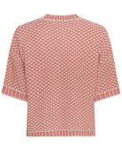 MSCH Copenhagen Catina Pilla 2/4 Strik Oatmeal/F Rose, lyserød strik