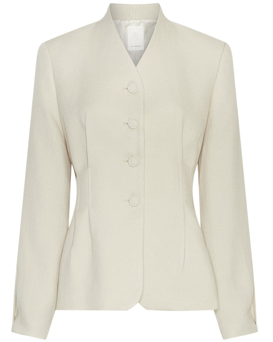 MSCH Copenhagen Esteriane Blazer Oatmeal Melange, flot beige blazer