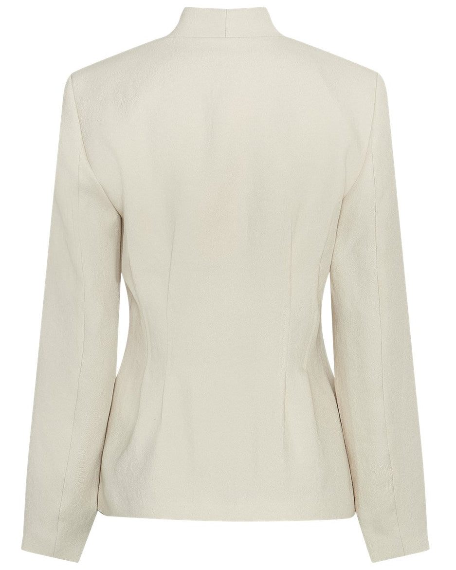 MSCH Copenhagen Esteriane Blazer Oatmeal Melange, flot beige blazer