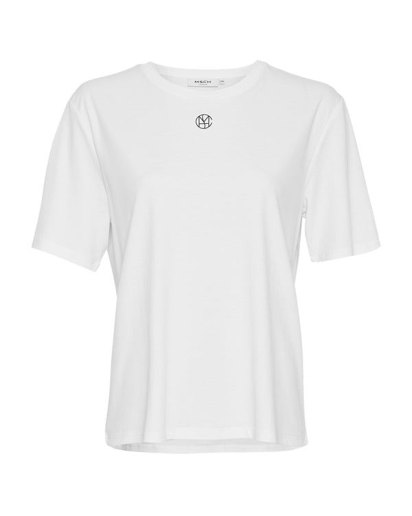 Moss Copenhagen Melea Icon T-shirt White/Black