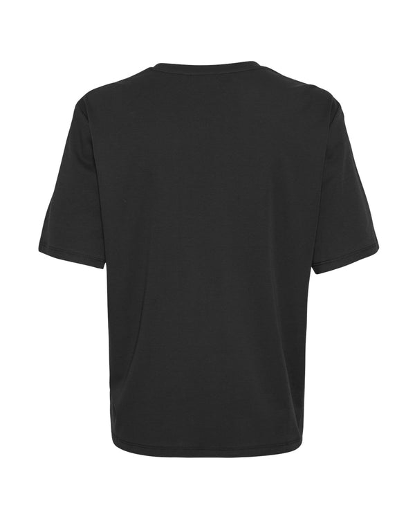 Moss Copenhagen Melea Icon T-shirt Black/Egret