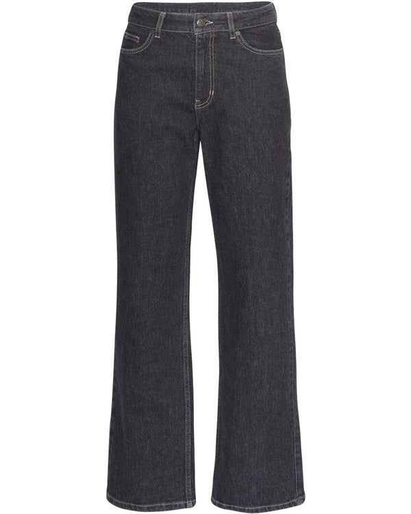 MSCH Copenhagen Reja Ena Straight Long Jeans Black Wash