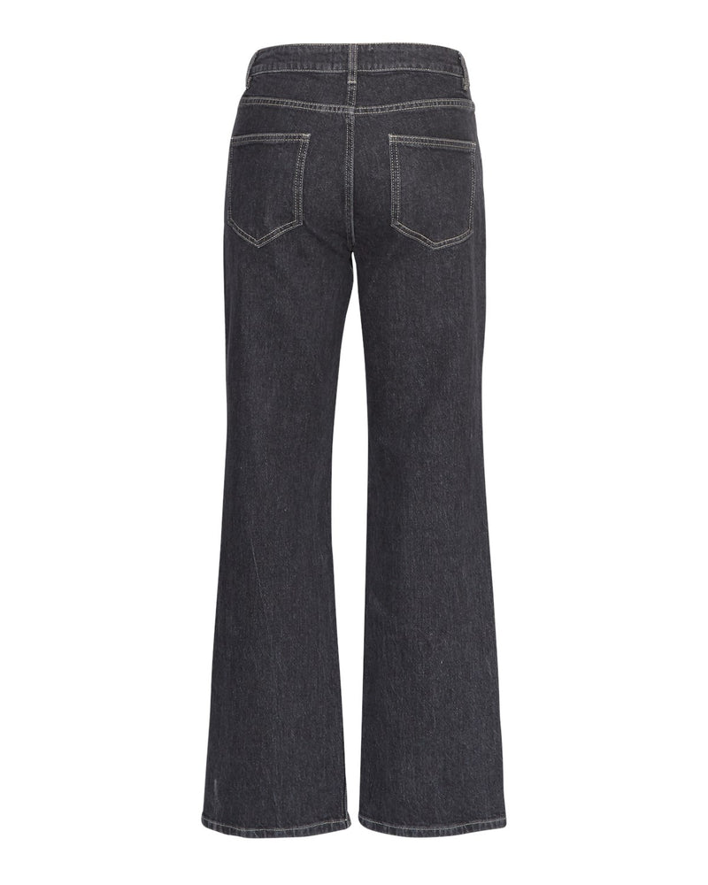 MSCH Copenhagen Reja Ena Straight Long Jeans Black Wash