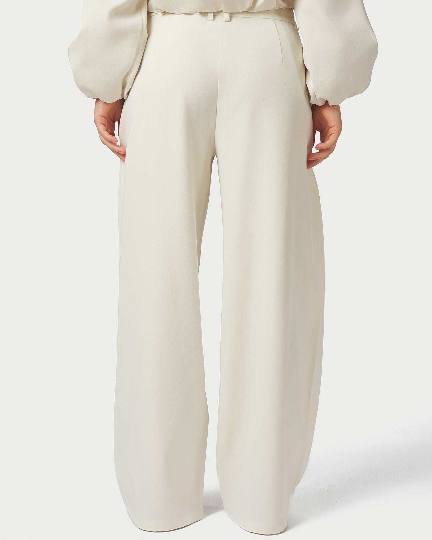 Massie Structure Bukser Off White fra Neo Noir, hvide bukser