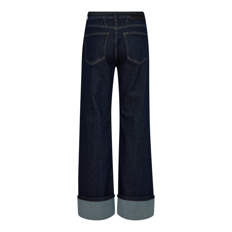 Co'Couture Hubby Reverse Ankle Jeans Dark Denim