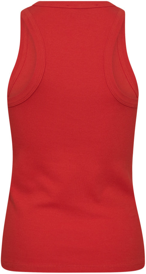 Co'Couture Sahara Embroidery Tank Top Red