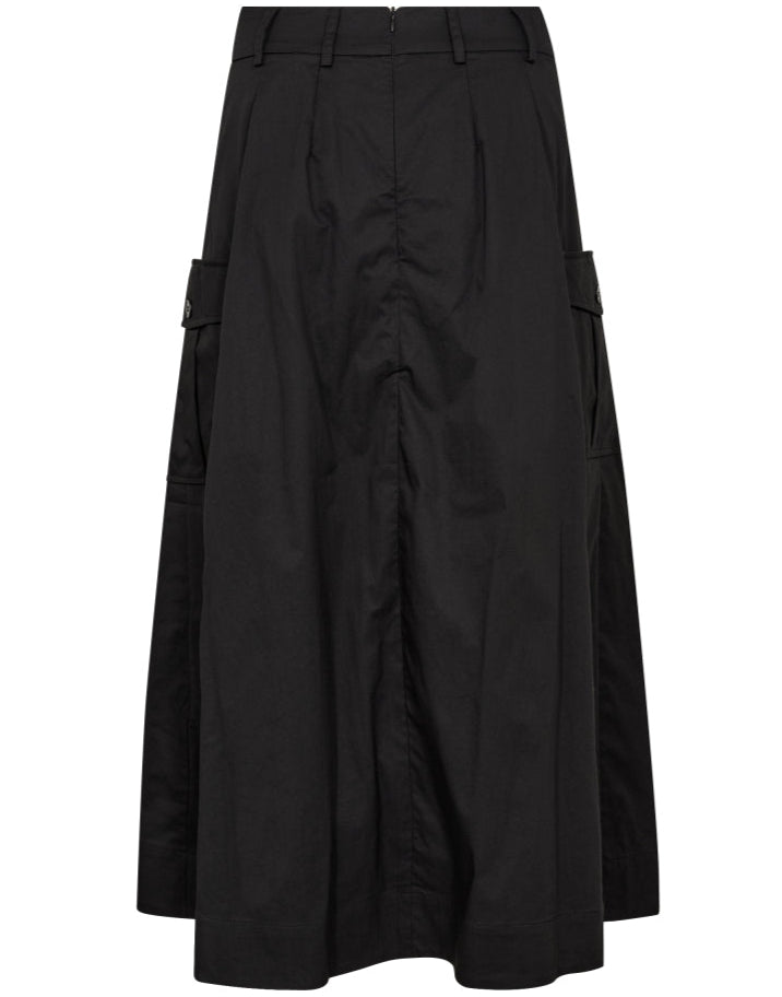 Co'Couture Poppy Pocket Pleat Nederdel Black