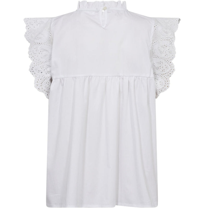 Co'Couture Tia Anglaise Top White