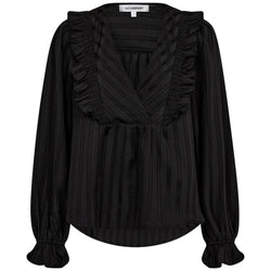 Co'Couture Lulu Smock Bluse Black