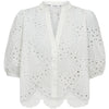 Co'Couture Naya Anglaise SS Skjorte White