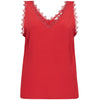 Co'Couture Perin Lace Singlet Red
