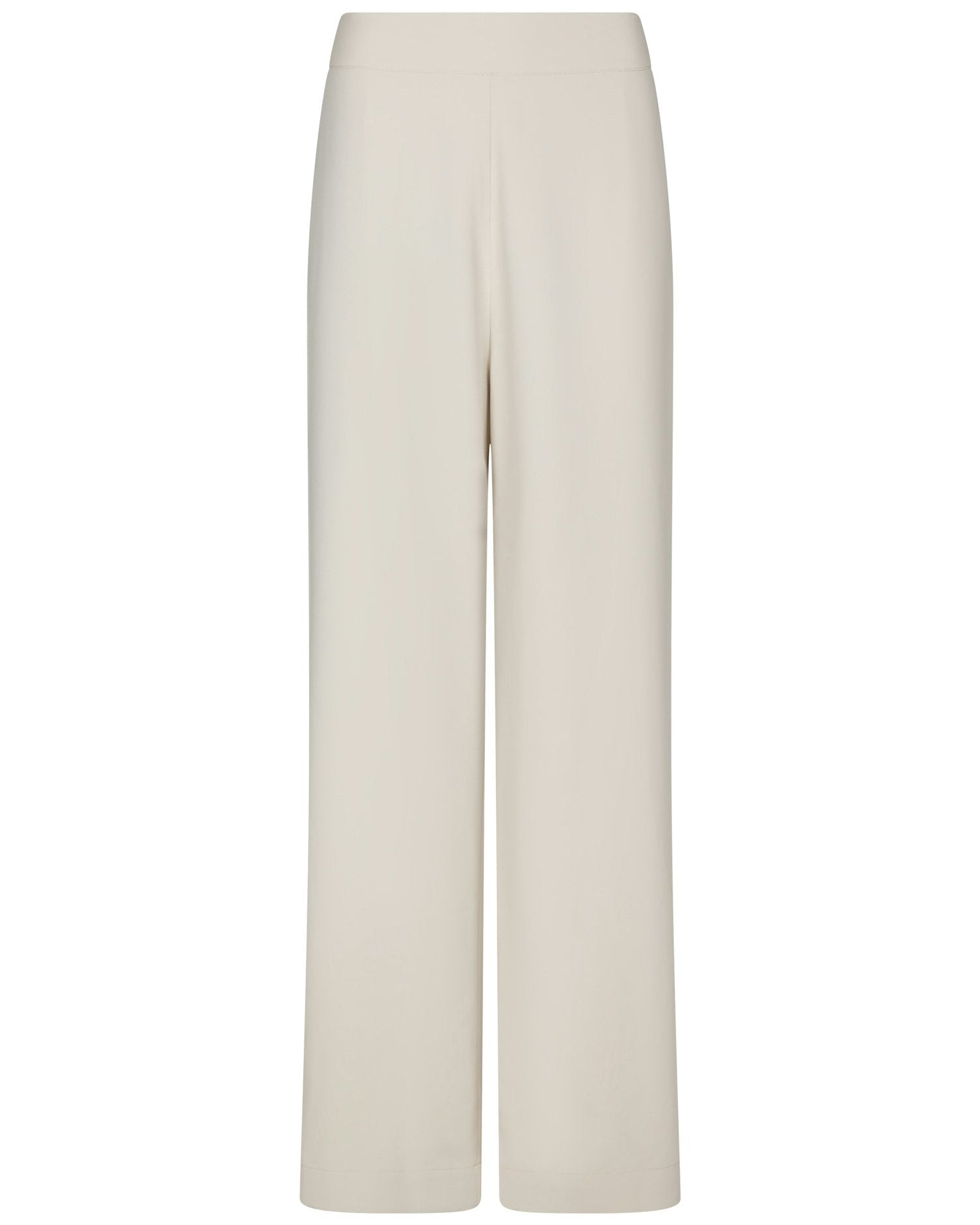 Lunet Crepe Bukser Ivory fra Neo Noir
