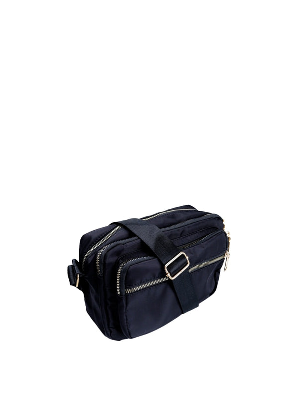 Black Colour Viggy Big Nylon Taske Black