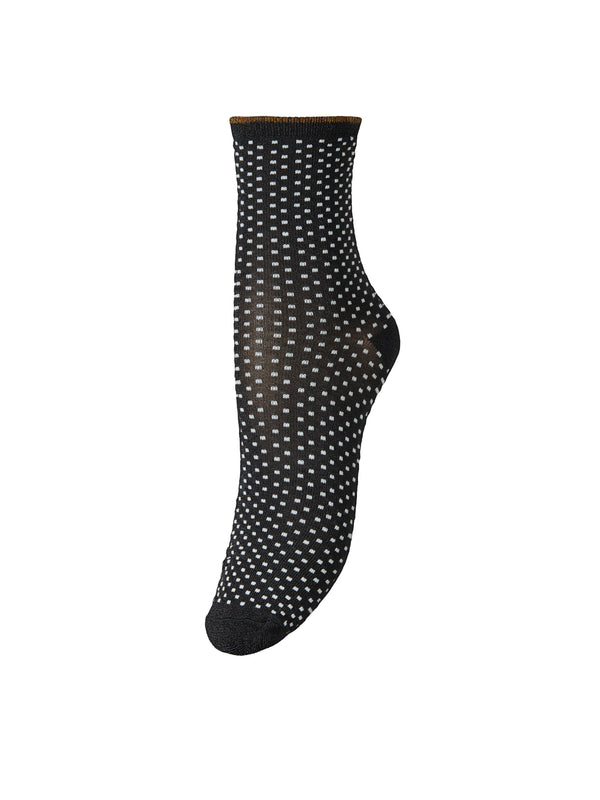 Becksöndergaard Dina Small Dots Strømper Black