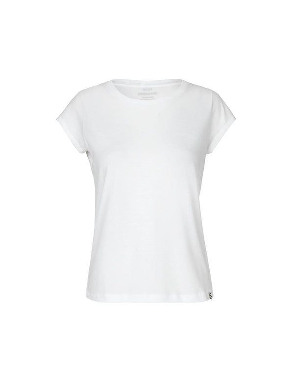 Mads Nørgaard Organic Jersey Teasy T-shirt White