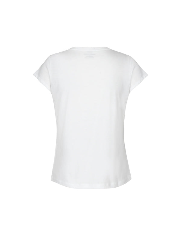 Mads Nørgaard Organic Jersey Teasy T-shirt White