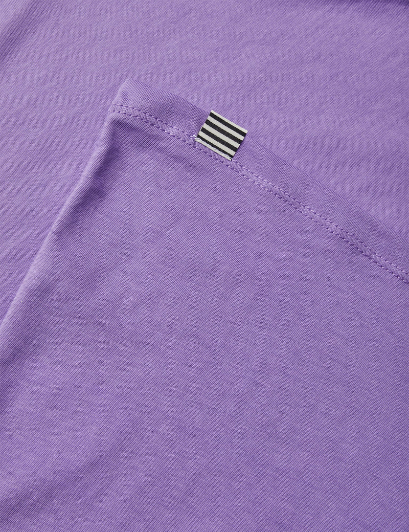 Mads Nørgaard Organic Jersey Teasy T-shirt Paisley Purple