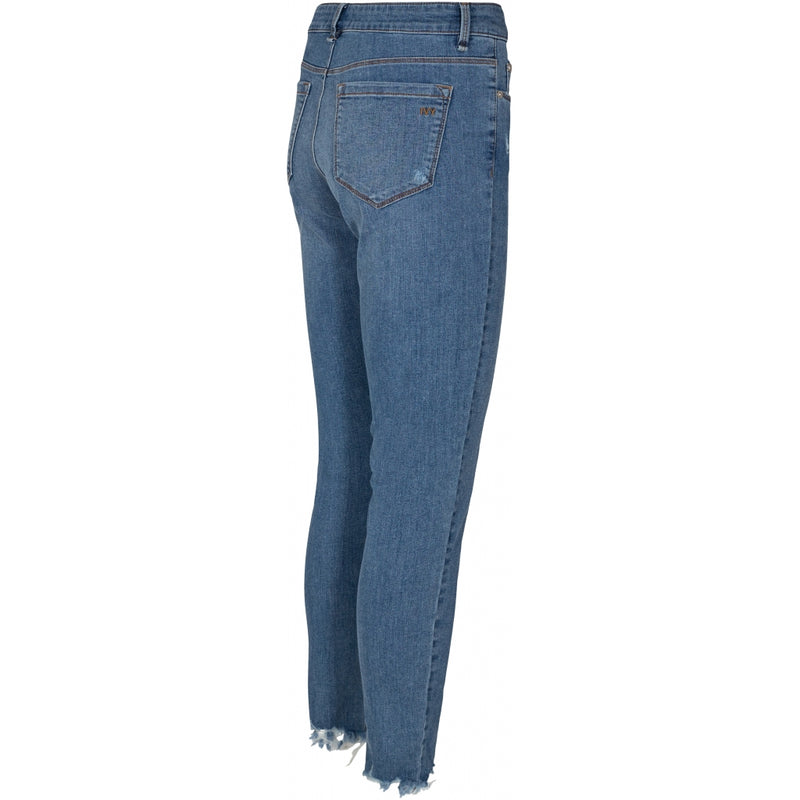 Ivy Copenhagen Alexa Ankle Distressed Wash Linz Jeans Demin Blue
