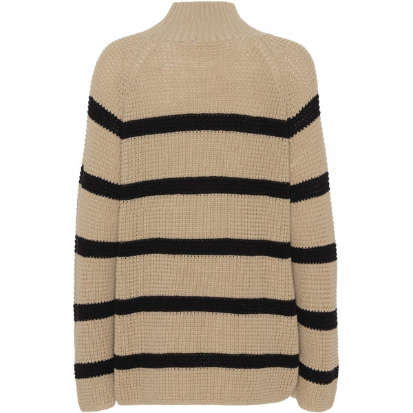 Custommade Talna Stripes Strik Warm Sand