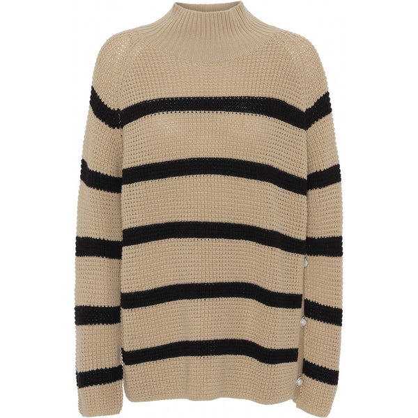 Custommade Talna Stripes Strik Warm Sand