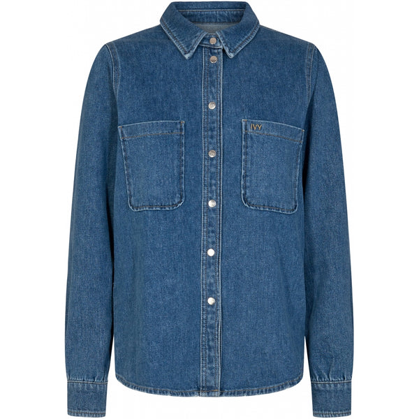 Ivy Copenhagen Lavina Denim Skjorte Wash La Feyette