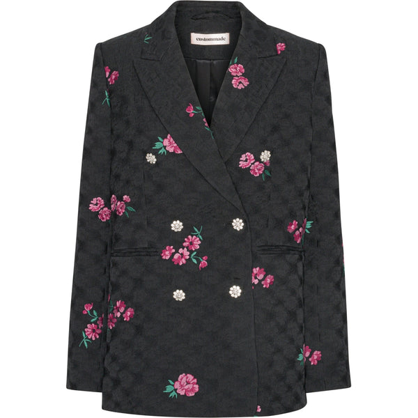 Custommade Firdos Flower Blazer Anthracite Black