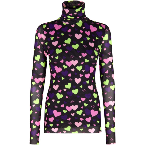 Cras Koby Bluse Multi Logo Hearts