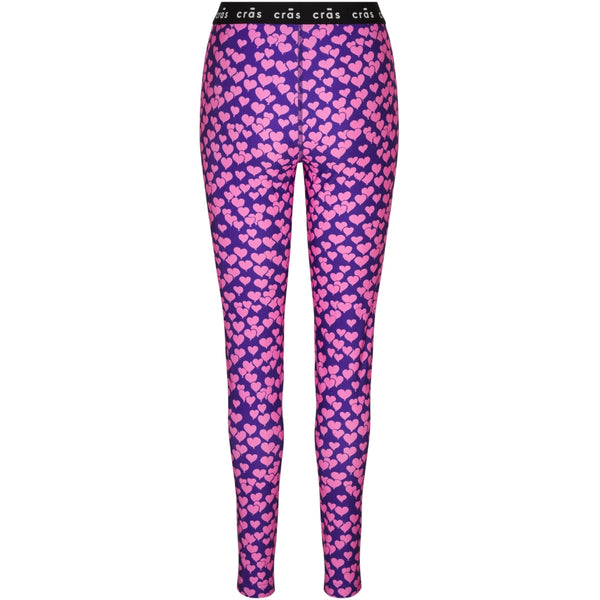 Cras Kate Leggings Heartbeats Purple