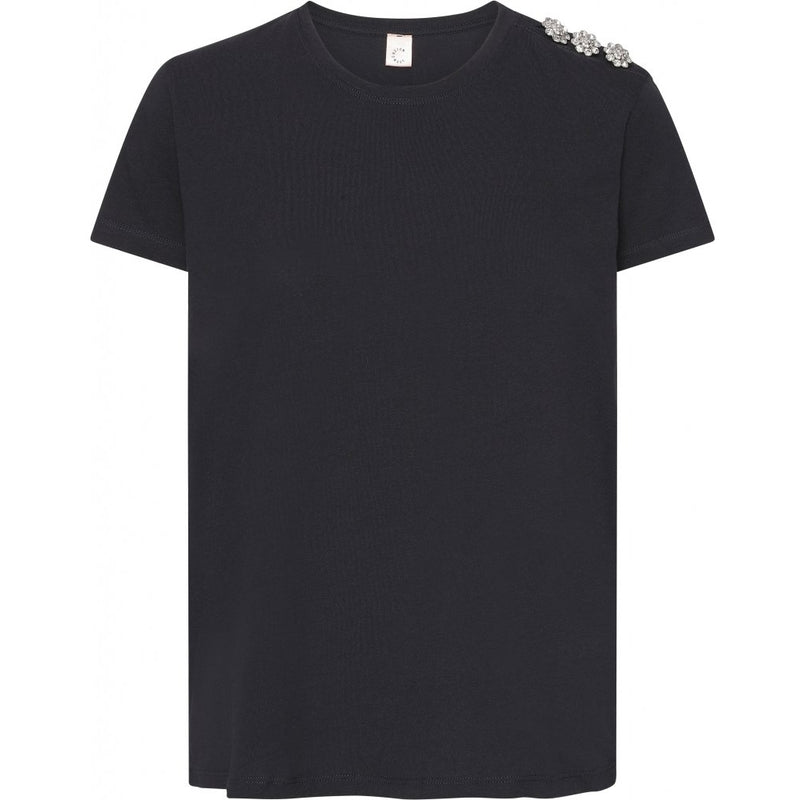 Custommade Molly Crystal T-Shirt Anthracite Black