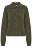 Gestuz Alpha Short Cardigan Dark Olive Melange