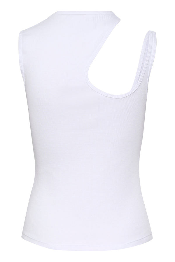 Gestuz Drew Asym Top Bright White