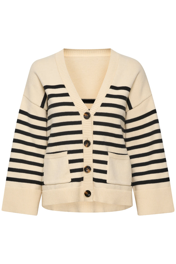 Gestuz Embla Cardigan Black/Off White