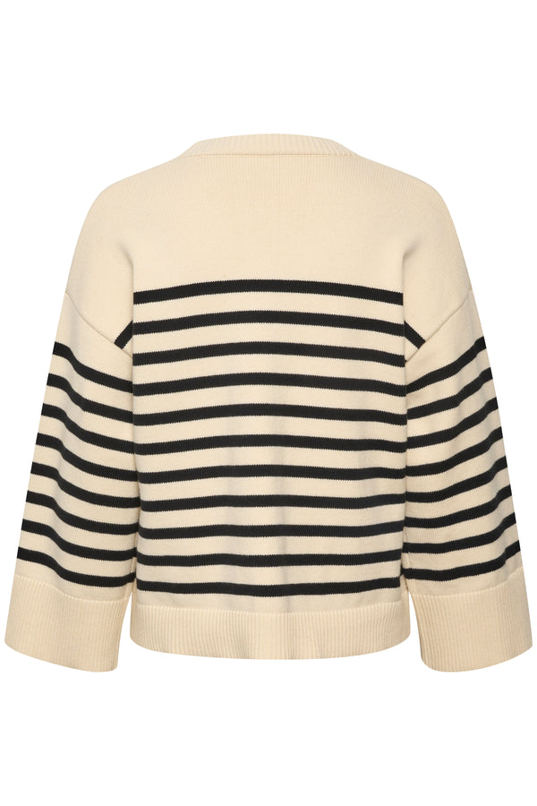 Gestuz Embla Cardigan Black/Off White