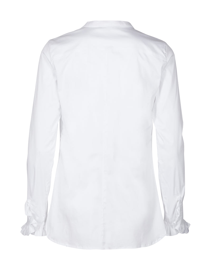 Mos Mosh Mattie Sustainabel Skjorte White