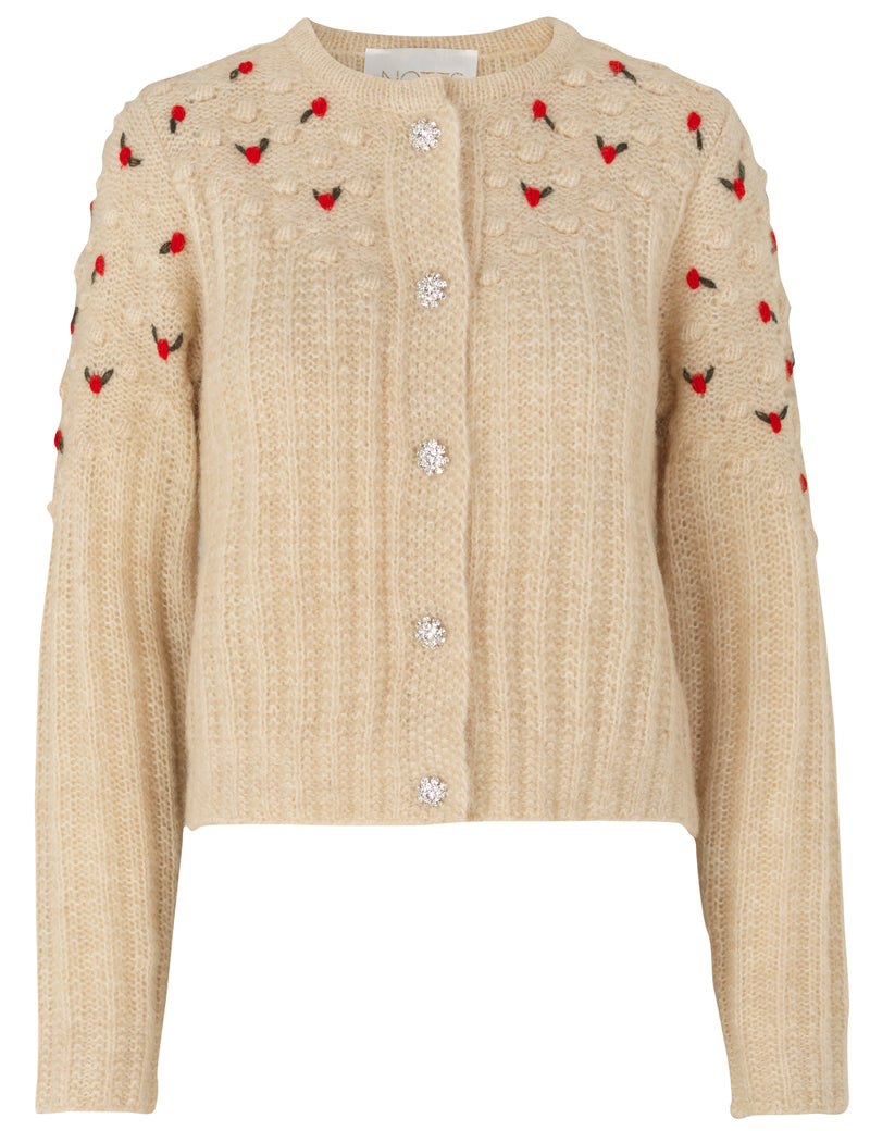 Notes Du Nord Rollo Cardigan Winther White