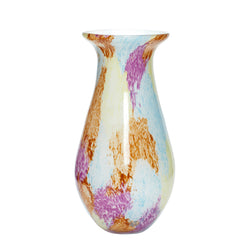 Hübsch Glas Vase Pastel Multi Coloured