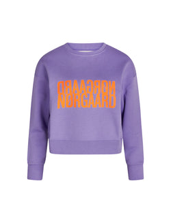Mads Nørgaard Organic Tilvina Sweatshirt Paisley Purple