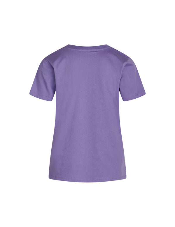 Mads Nørgaard Single Organic Trenda T-shirt Paisley Purple