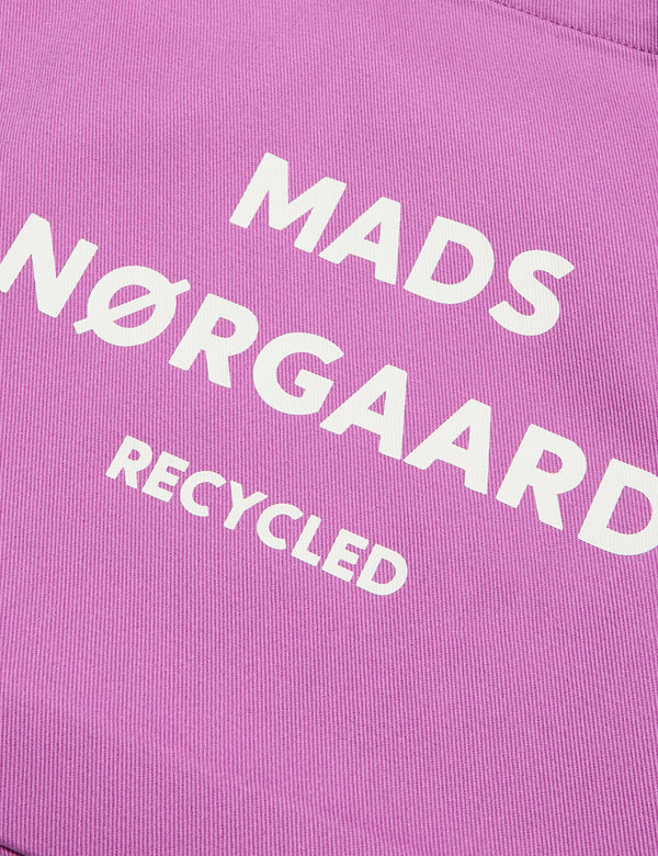 Mads Nørgaard Recycled Boutique Athene Taske Purple Cactus Flower