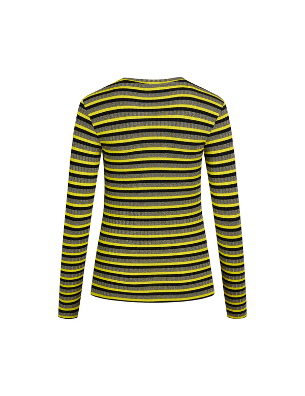 Mads Nørgaard Stripe Tuba Top Stripe Winter Moss