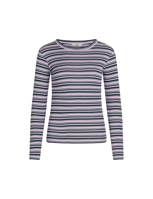 Mads Nørgaard Stripe Tuba Top Lavendula/ Magical Forest