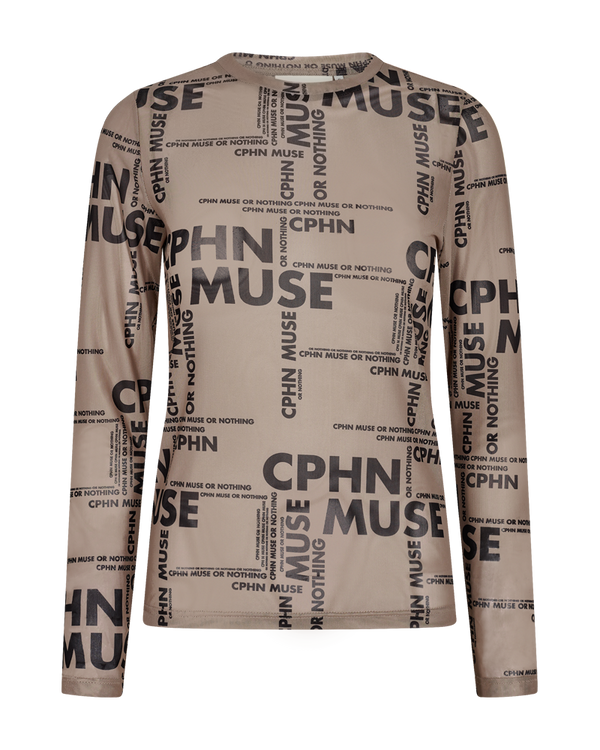 Copenhagen Muse Cora Bluse Tinder Wolf W Black