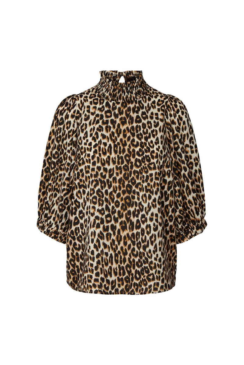 Lollys Laundry Bobby Bluse Leopard Print