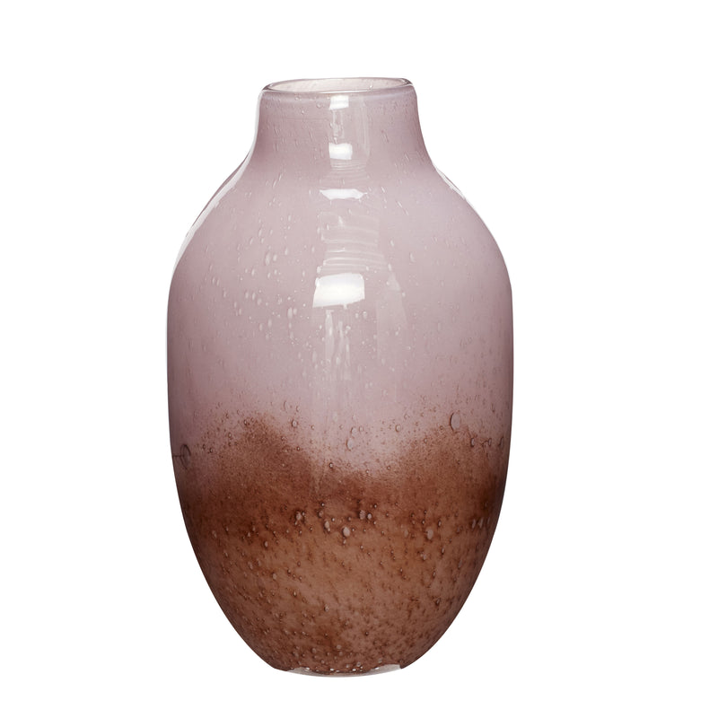 Hübsch Glas vase Lilla/Brun